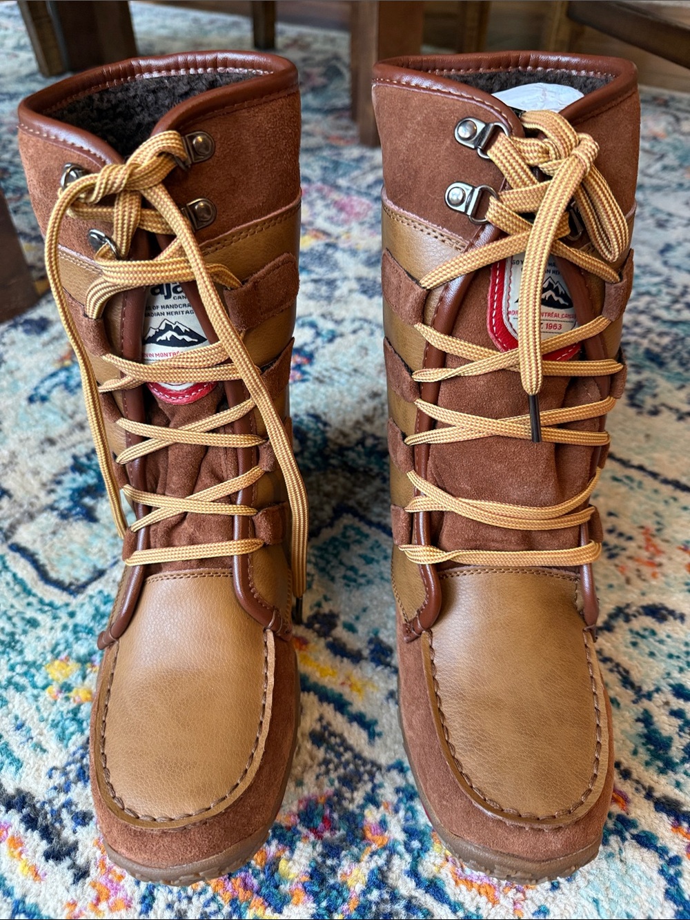 PAJAR CANADA Gaetana Boot in Cognac/Tan Women’s Size 39 - Picture 2 of 12